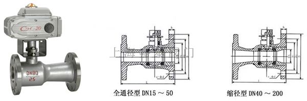 電動(dòng)高溫球閥